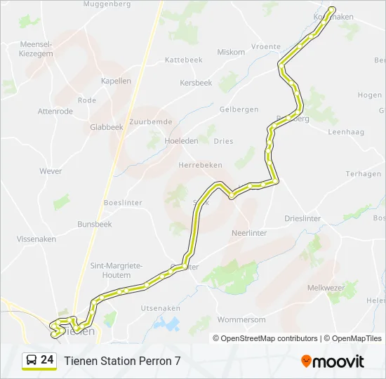 24 Bus Line Map