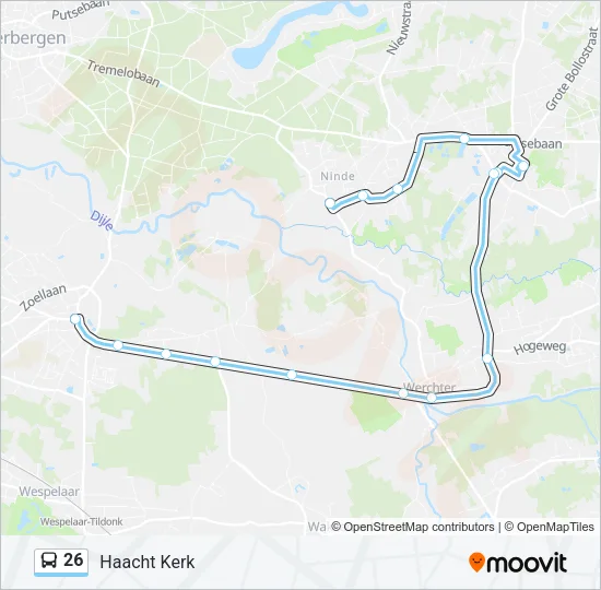 26 Bus Line Map