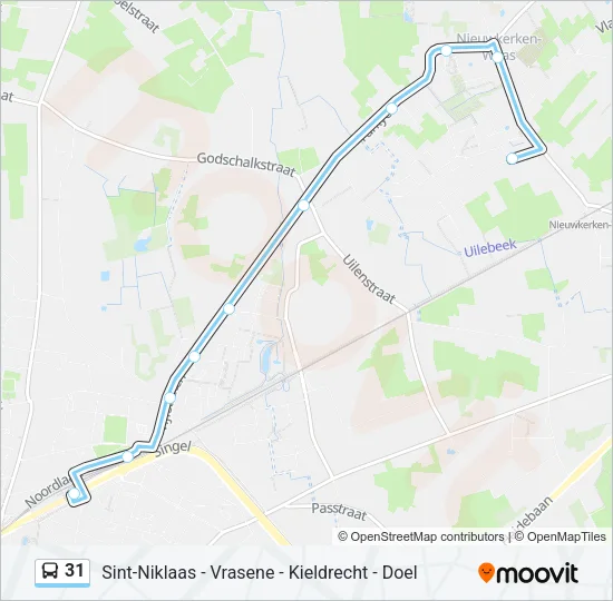 31 Bus Line Map