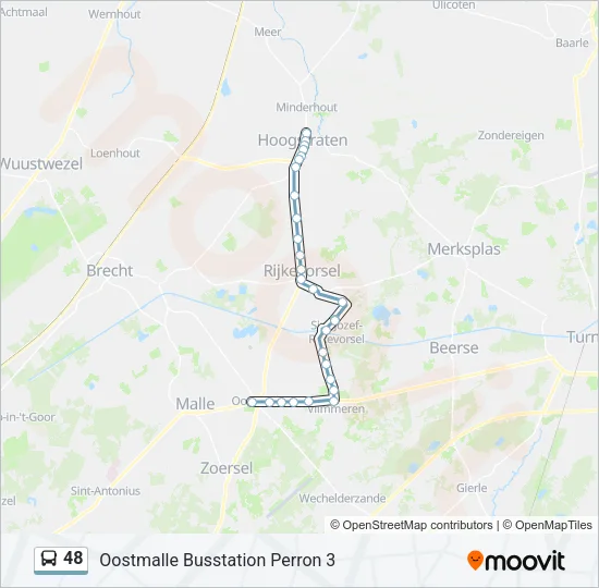 48 Bus Line Map