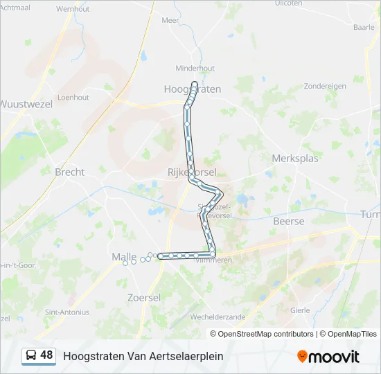 48 Bus Line Map