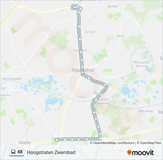 48 Bus Line Map