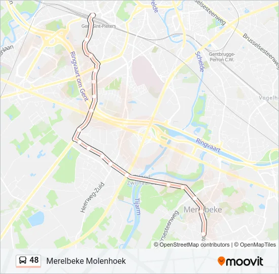 48 Bus Line Map