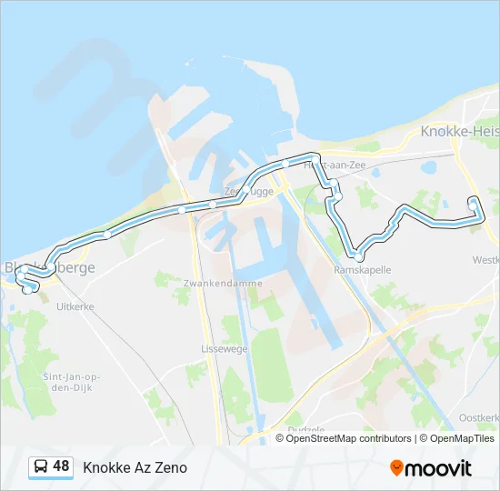 48 Bus Line Map