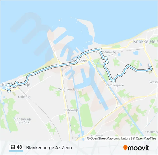 48 Bus Line Map