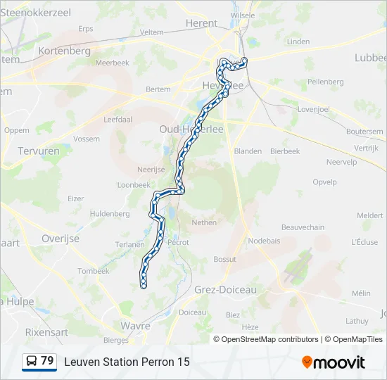 79 Bus Line Map