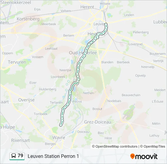 79 Bus Line Map