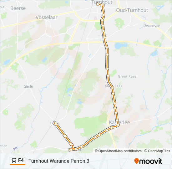 F4 Bus Line Map