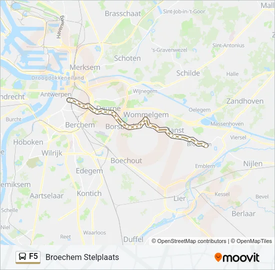 F5 Bus Line Map