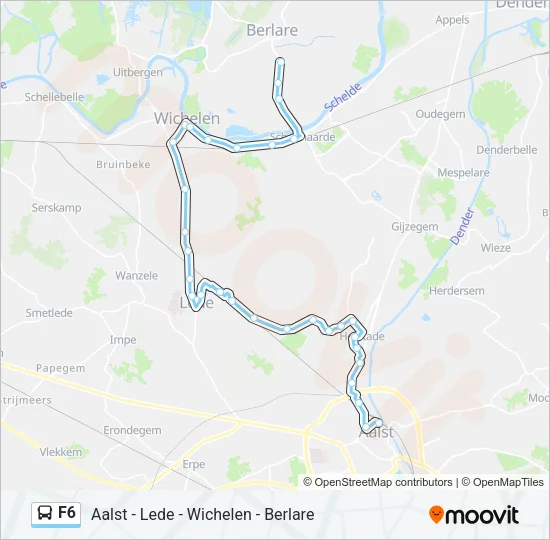 F6 Bus Line Map