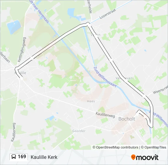 169 Bus Line Map