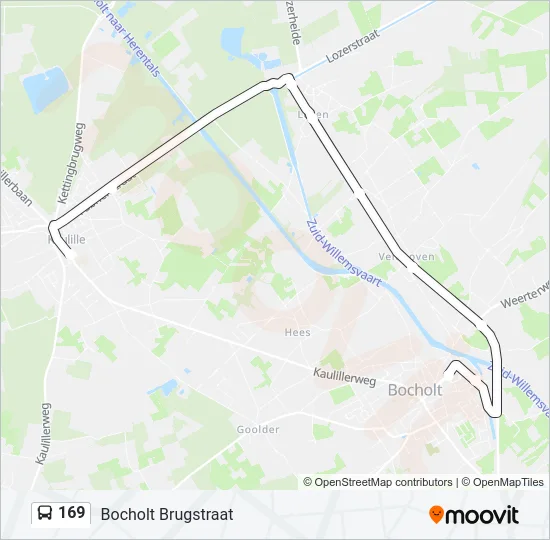 169 Bus Line Map