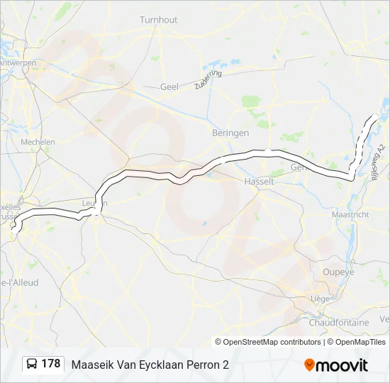 178 Bus Line Map