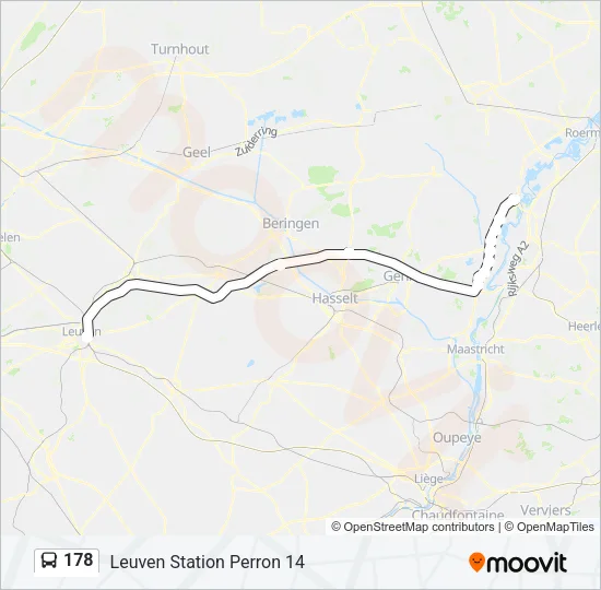 178 Bus Line Map