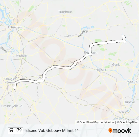 179 Bus Line Map