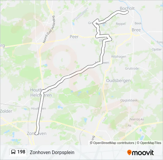 198 Bus Line Map