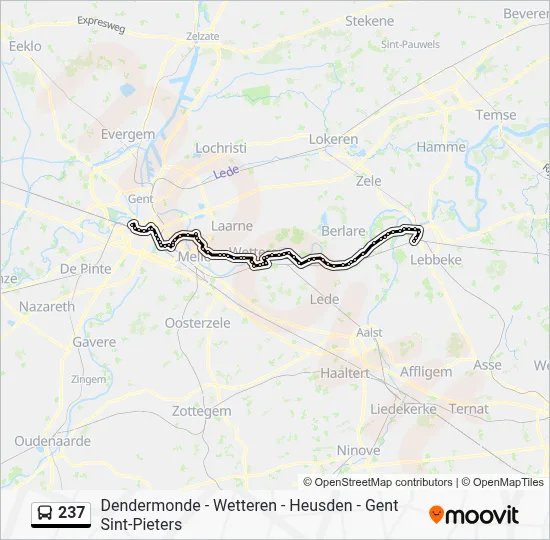 237 Route: Schedules, Stops & Maps - Ghent St. Peters Station Platform ...