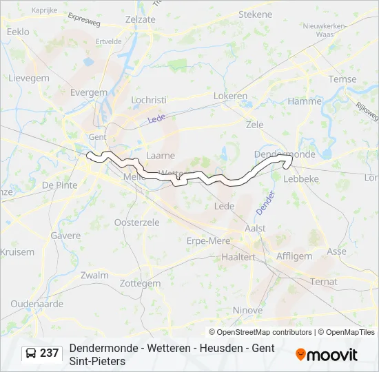237 Bus Line Map