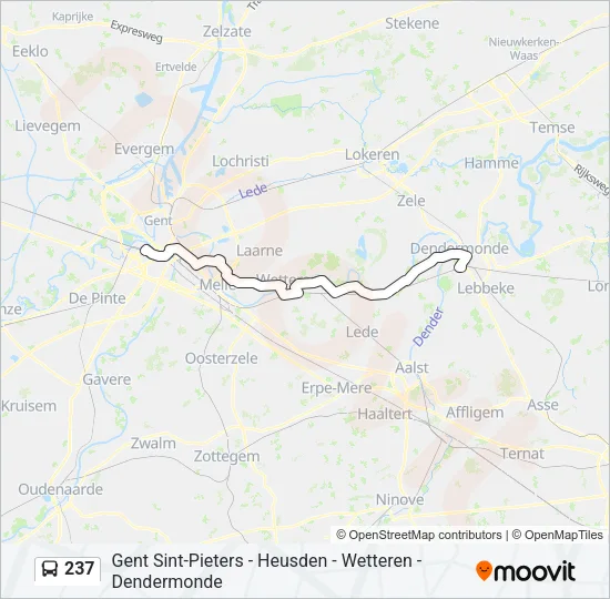 237 Bus Line Map