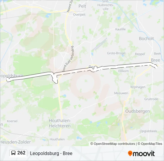 262 Bus Line Map