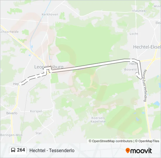 264 Bus Line Map