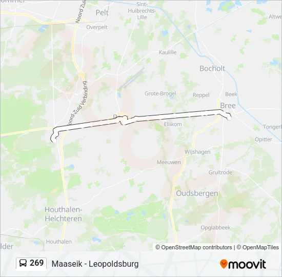 269 Bus Line Map