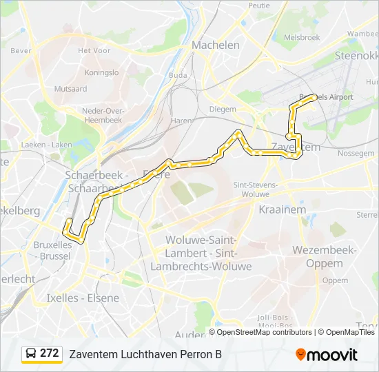 272 Bus Line Map