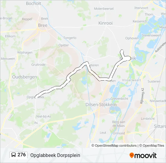 276 Bus Line Map
