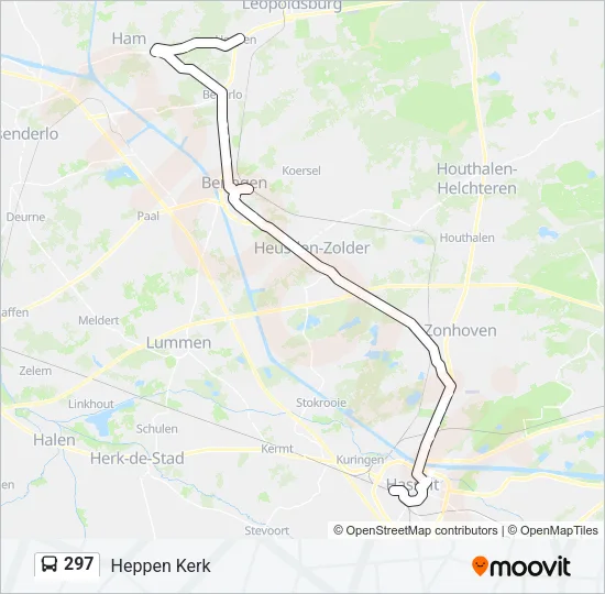 297 Bus Line Map