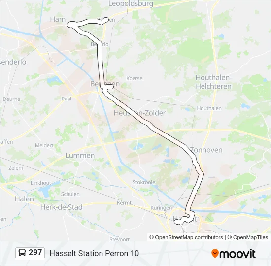297 Bus Line Map