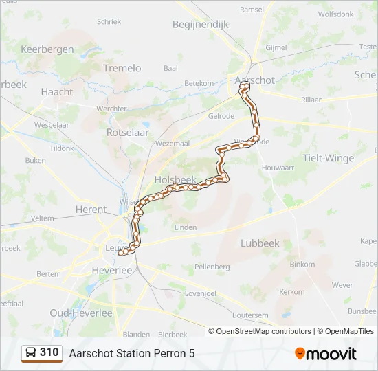 310 Bus Line Map