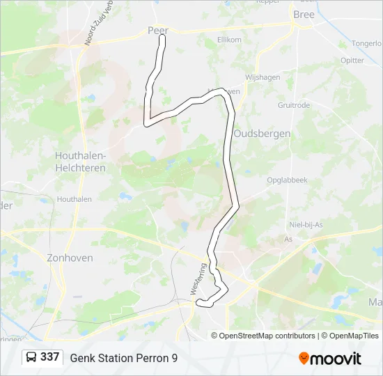 337 Bus Line Map