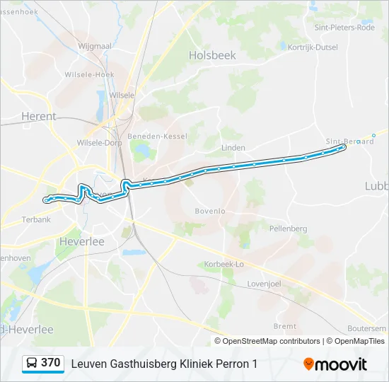 370 Bus Line Map