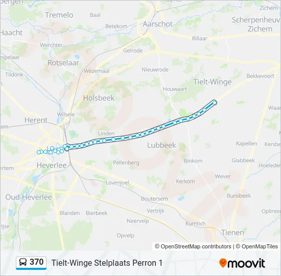 370 Bus Line Map