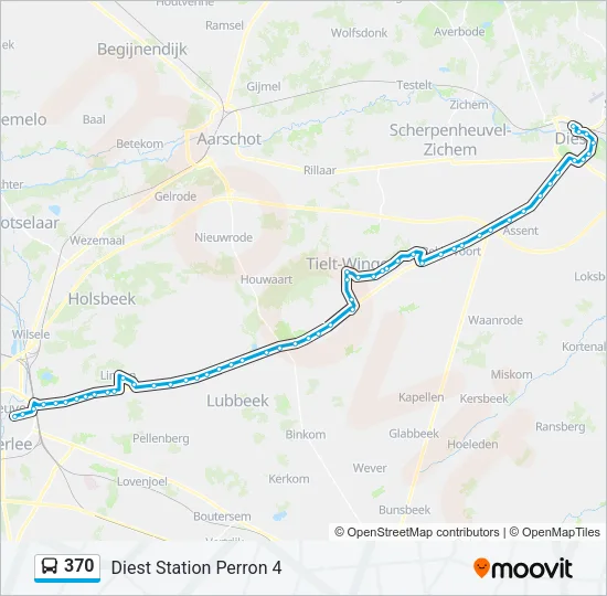 370 Bus Line Map