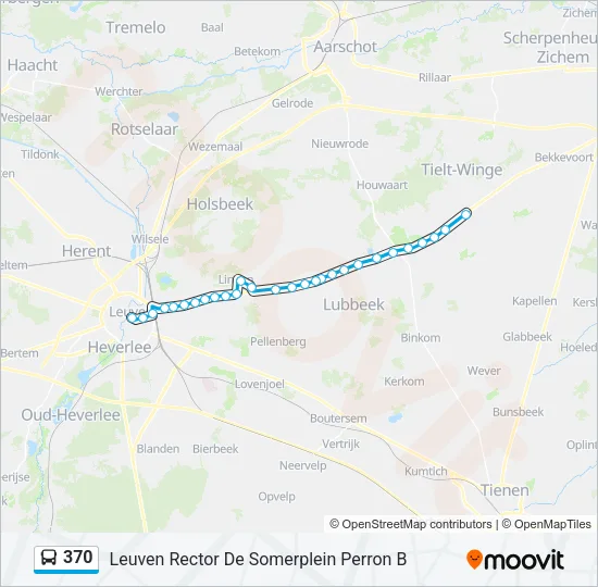 370 Bus Line Map