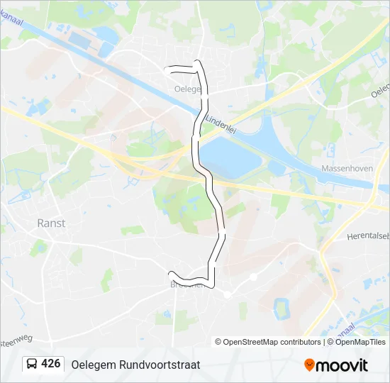 426 Bus Line Map