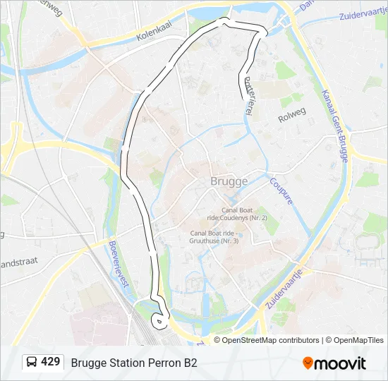 429 Bus Line Map