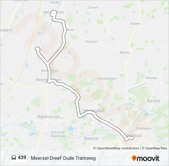 439 Bus Line Map
