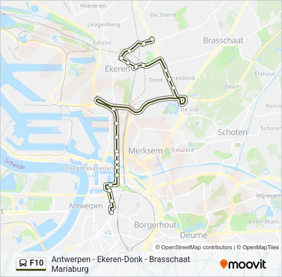 F10 Bus Line Map
