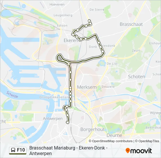 F10 Bus Line Map