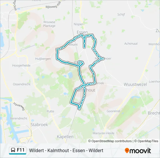 F11 Bus Line Map