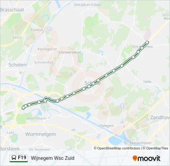 F19 Bus Line Map