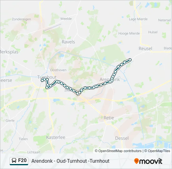 F20 Bus Line Map