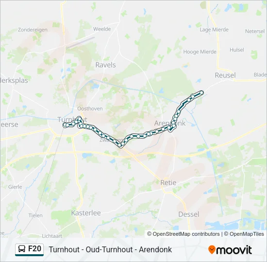 F20 Bus Line Map