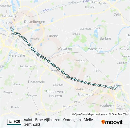 F20 Bus Line Map