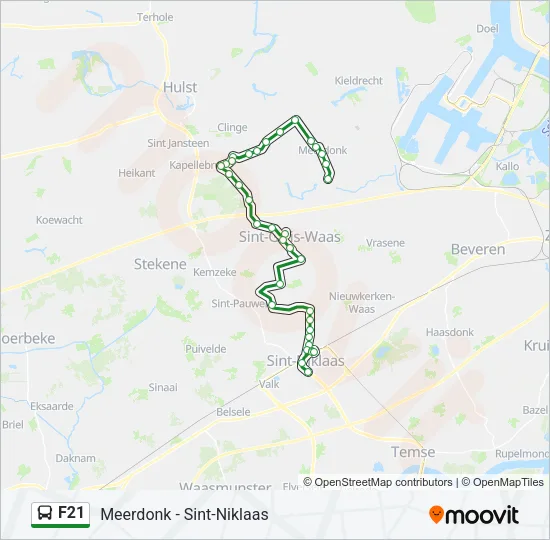 F21 Bus Line Map