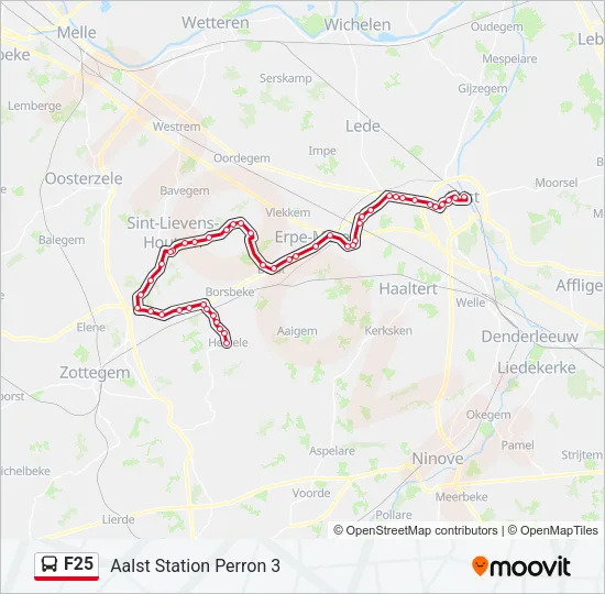 F25 Bus Line Map