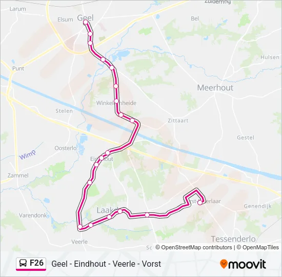 F26 Bus Line Map