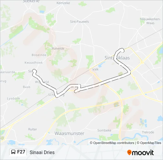 F27 Bus Line Map